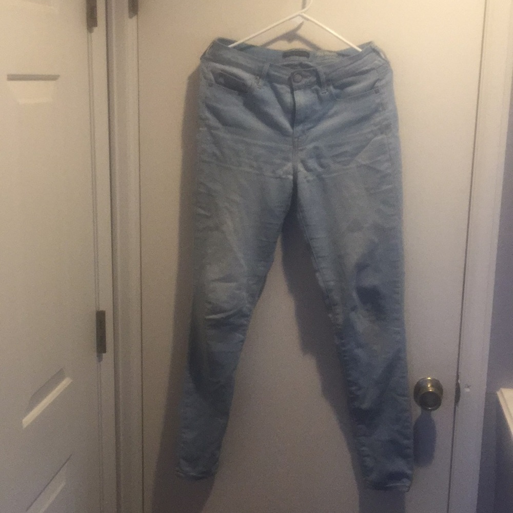 Stone washed jeggings